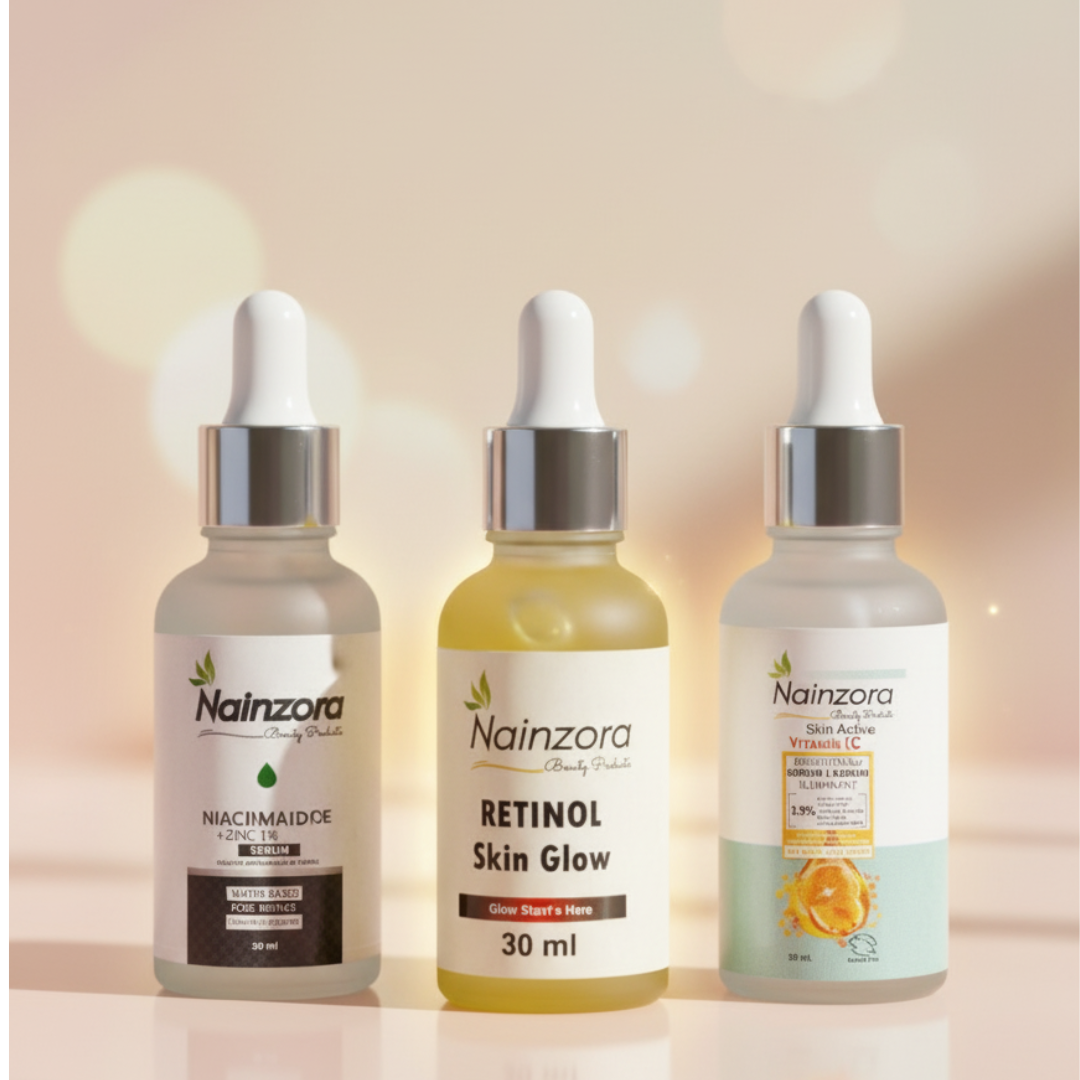Nainzora Vitamin C Brightening Serum for dark spots – top vitamin C serum in Pakistan and UAE