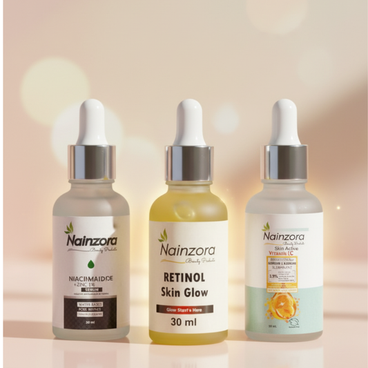 Nainzora Vitamin C Brightening Serum for dark spots – top vitamin C serum in Pakistan and UAE