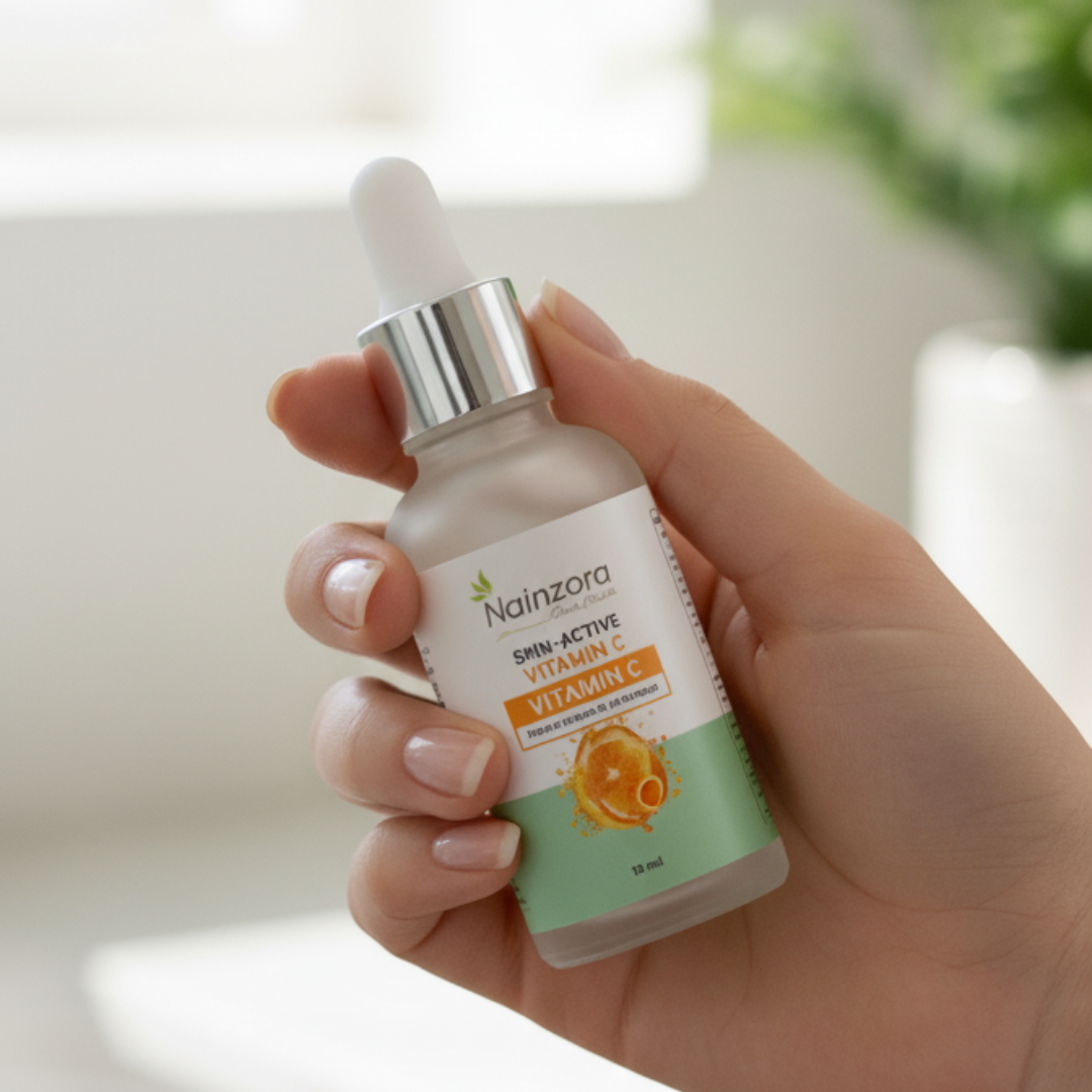 Nainzora Vitamin C + Hyaluronic Acid Serum | Best Serum for Glowing Skin & Hydration Best serum in pakistan
